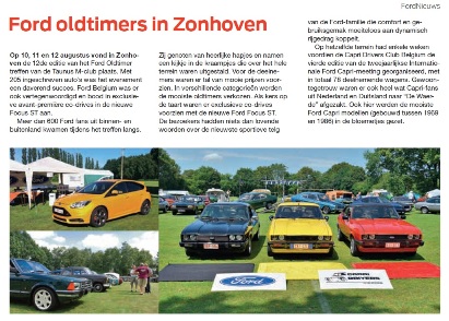 Ford oldtimercampingtreffen Zonhoven in FordNieuw